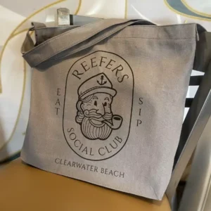 Reefers Social Club Tote Bag in gray